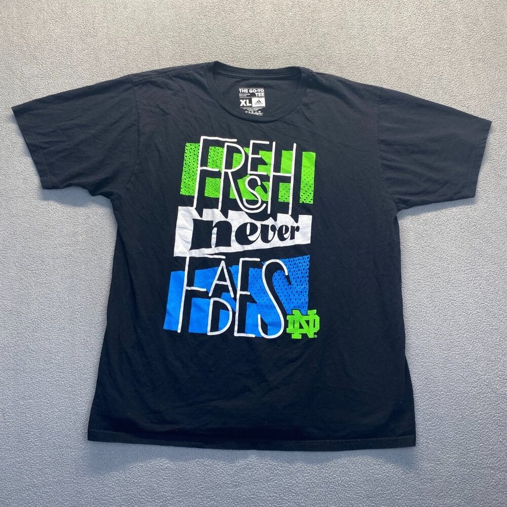 Adidas T-Shirt Men’s Sz XL Black The Go-To Tee Short Sleeve Fresh Never Fades